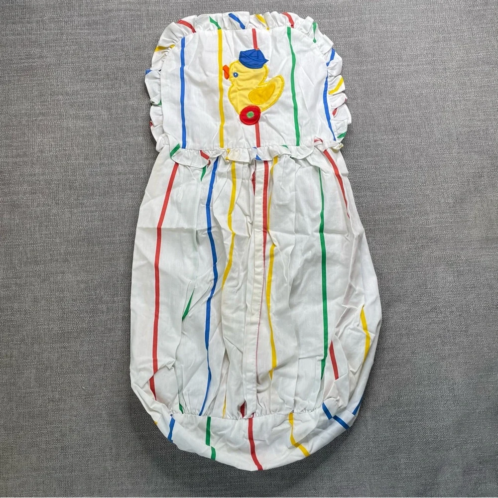 80s Judi's Heirloom Nursery Wall Decoration & Sheets Fabric Colorful Clown 40